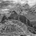 253 MACHU PICCHU. MACHU PICHU IS ONE PHOTGRAPHED 'CITIES' IN THE WORLD - THE PERU SWIRLING CLOUDS ENSURE THE VIEW IS ALWAYS DIFFERENT