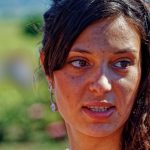 emale Rose Dancer portrait from the Rose Festival in Kazanlak, Bulgaria